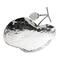 Silver Apple Stainless Steel Contemporary Tray Set